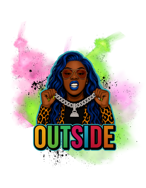 Outside